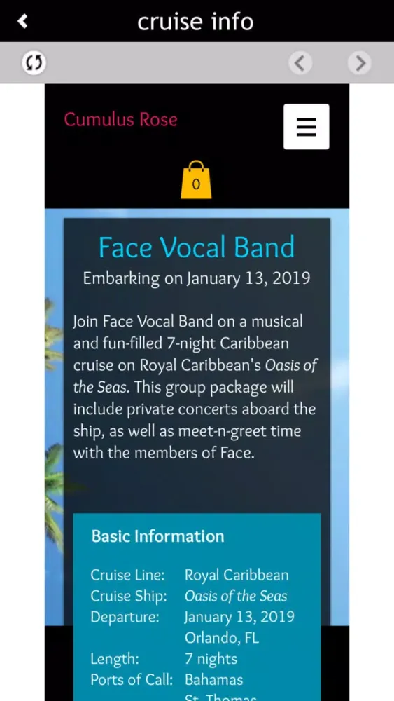 Zrzuty ekranu face vocal band