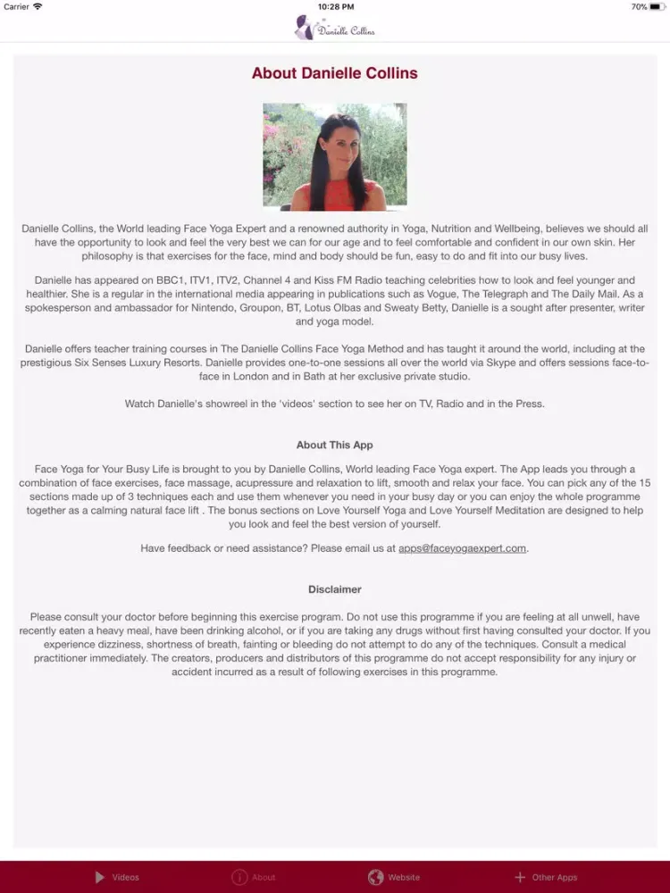 Zrzuty ekranu Face Yoga For Your Busy Life iPad 