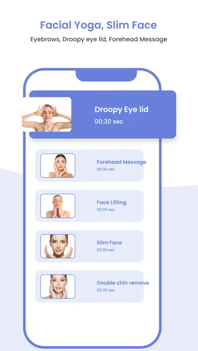 Ảnh chụp màn hình của Face Yoga Workout