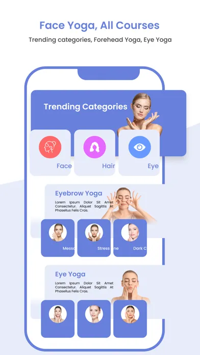 Ảnh chụp màn hình của Face Yoga Workout