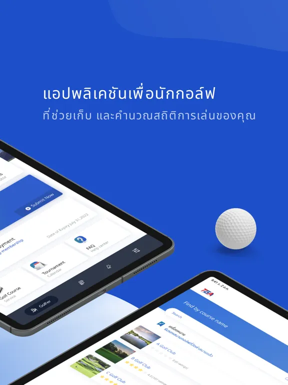 Thailand Golf Association iPad 应用截图