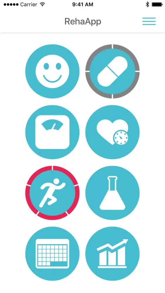 ภาพหน้าจอของ Reha-App