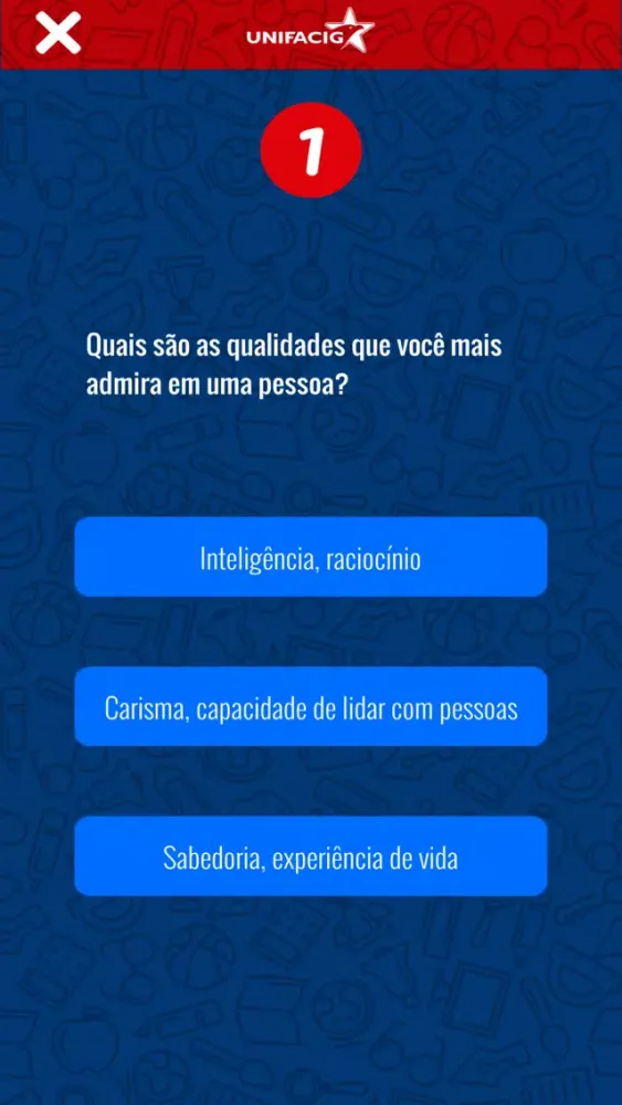 Capturas de pantalla de Teste Vocacional - UNIFACIG