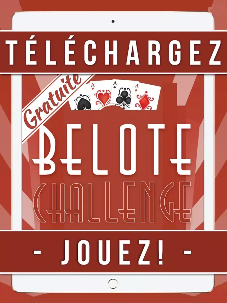 Captures d'écran de Belote Gratuit Challenge iPad 