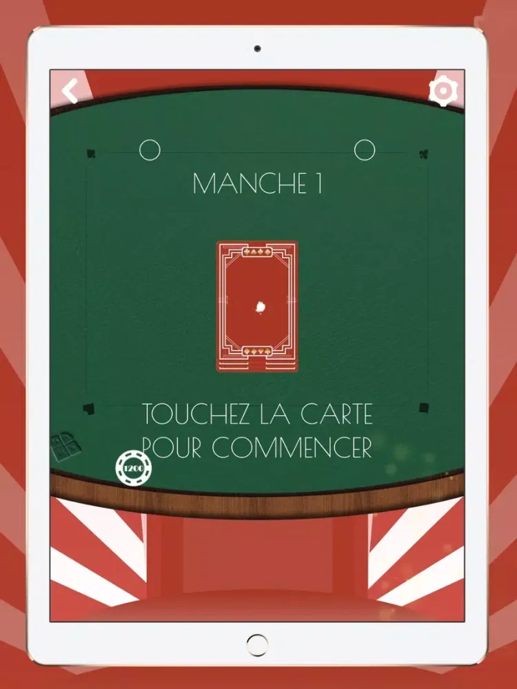 Captures d'écran de Belote Gratuit Challenge iPad 