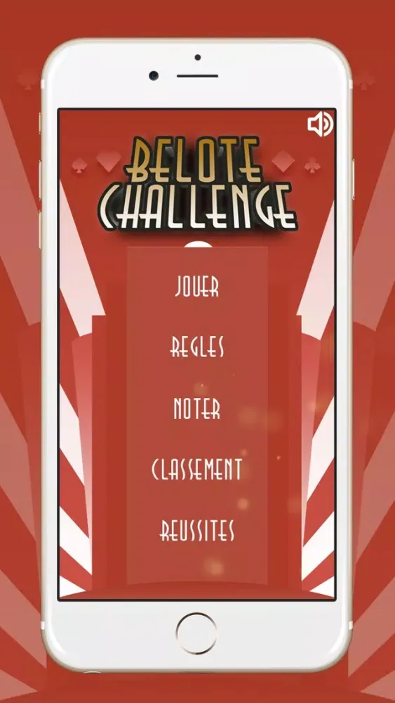 Captures d'écran de Belote Gratuit Challenge