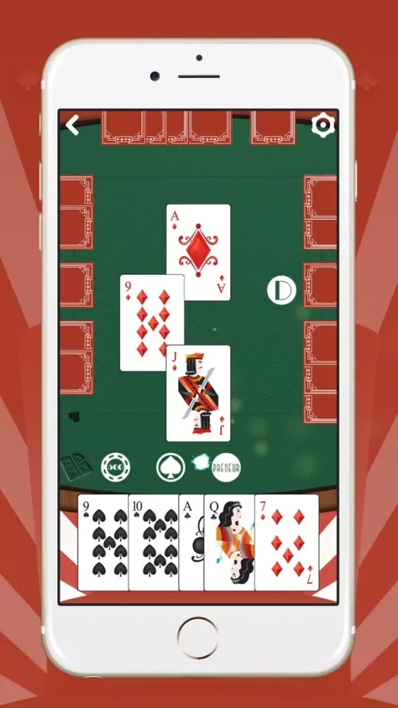 Captures d'écran de Belote Gratuit Challenge