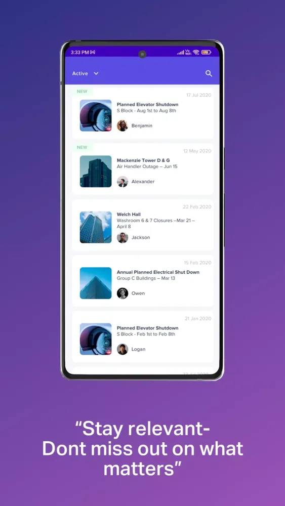 Facilio - Occupant Portal Screenshots