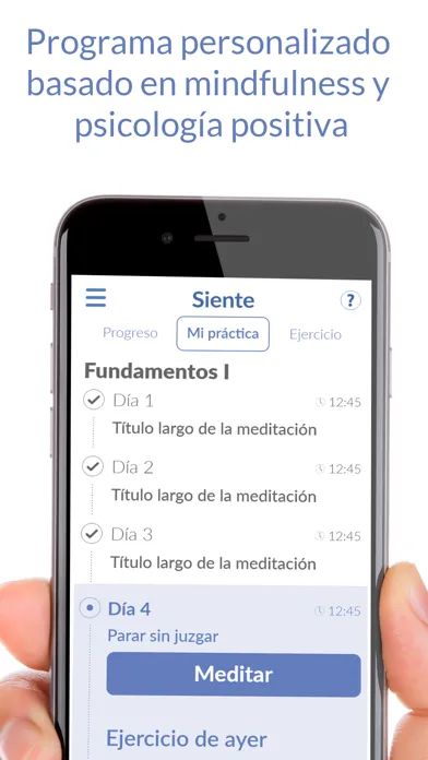 Siente - Mindfulness Screenshots