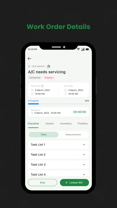 Zrzuty ekranu Facilitrol-X Hero - Field App