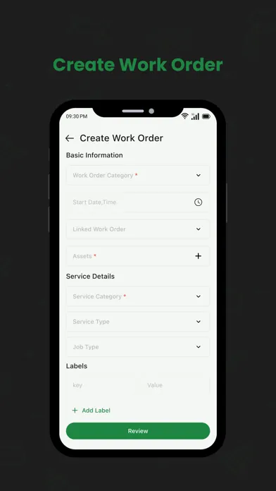Zrzuty ekranu Facilitrol-X Hero - Field App