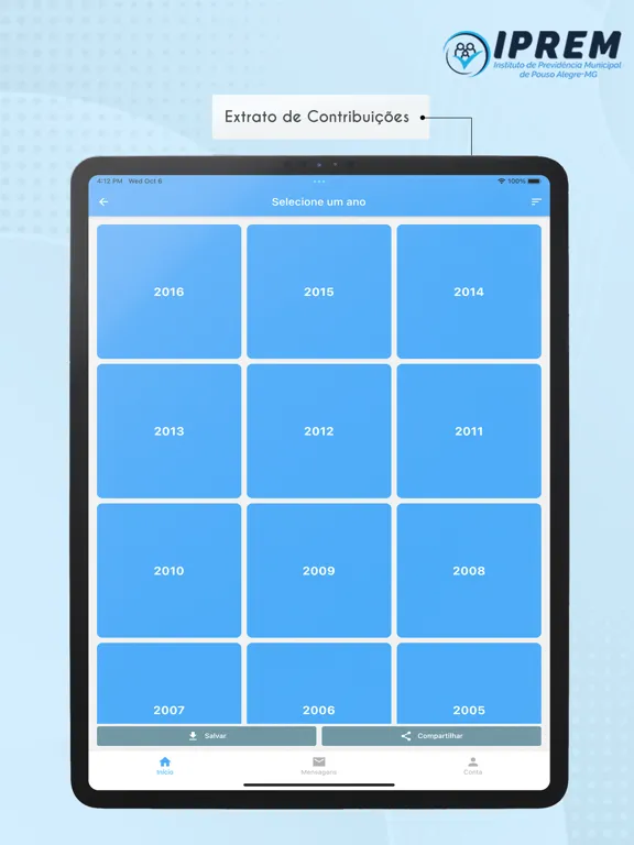 Ảnh chụp màn hình của Iprem iPad 