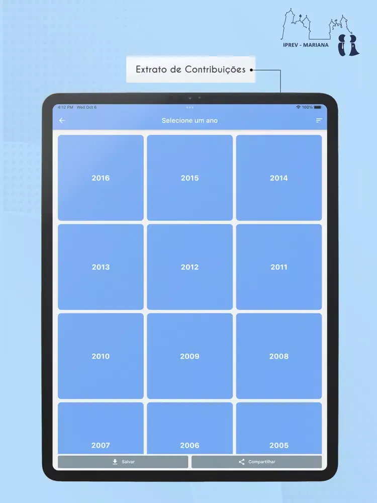 Censo IPREV Mariana iPad  سکرین شاٹس