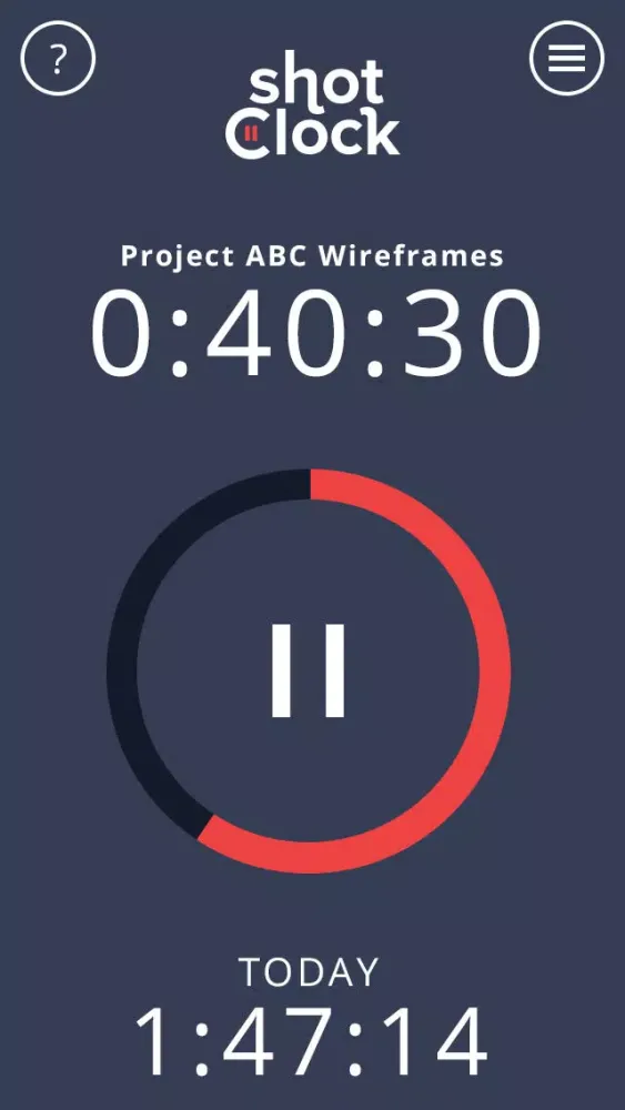 ShotClock Time Manager for iPhone Screenshots