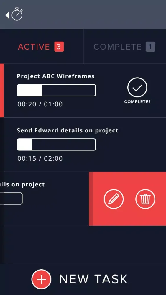 ShotClock Time Manager for iPhone Screenshots