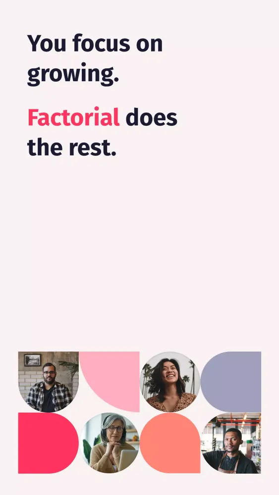 Tangkapan layar Factorial