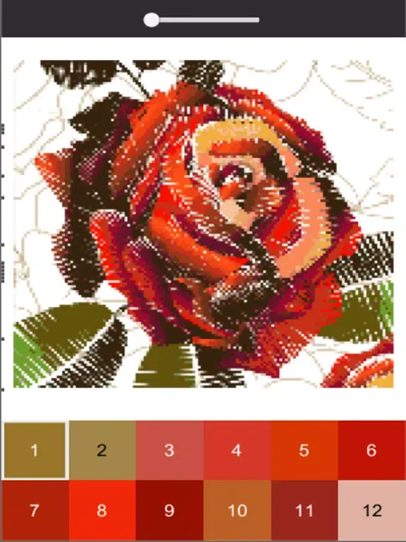 Rose Pixel Art iPad  Ekran Görüntüleri