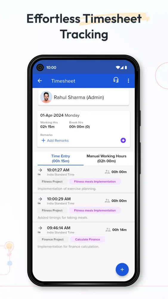Attendance and Payroll App Screenshots