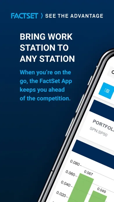 Ảnh chụp màn hình của FactSet 3.0