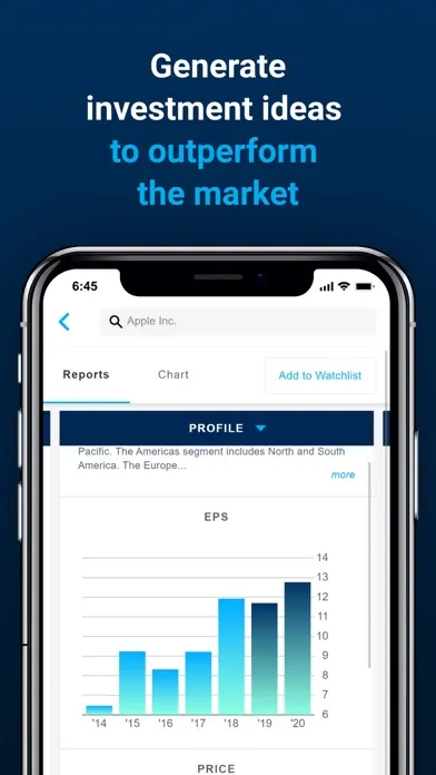 Ảnh chụp màn hình của FactSet 3.0