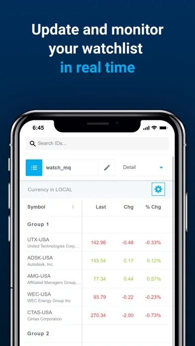 Ảnh chụp màn hình của FactSet 3.0