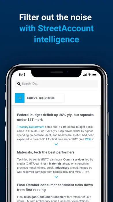 Ảnh chụp màn hình của FactSet 3.0