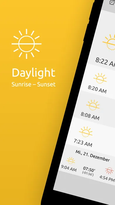 Daylight - Sunrise - Sunset স্ক্রিনশট
