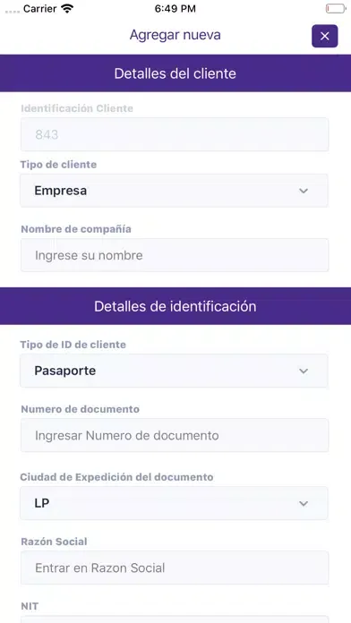 Скриншоты Facturacion