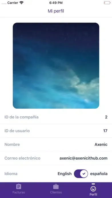Скриншоты Facturacion