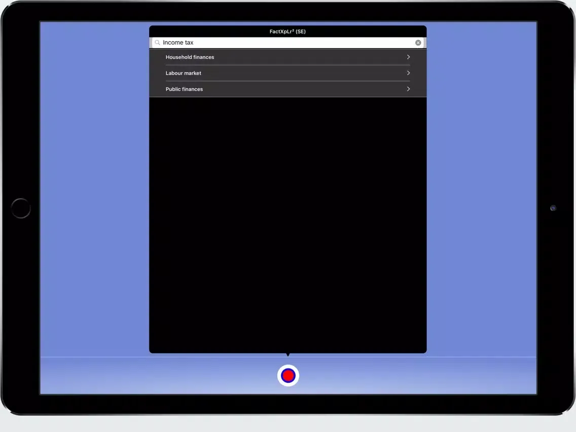 Tangkapan layar FactXpLr² (DK) iPad 