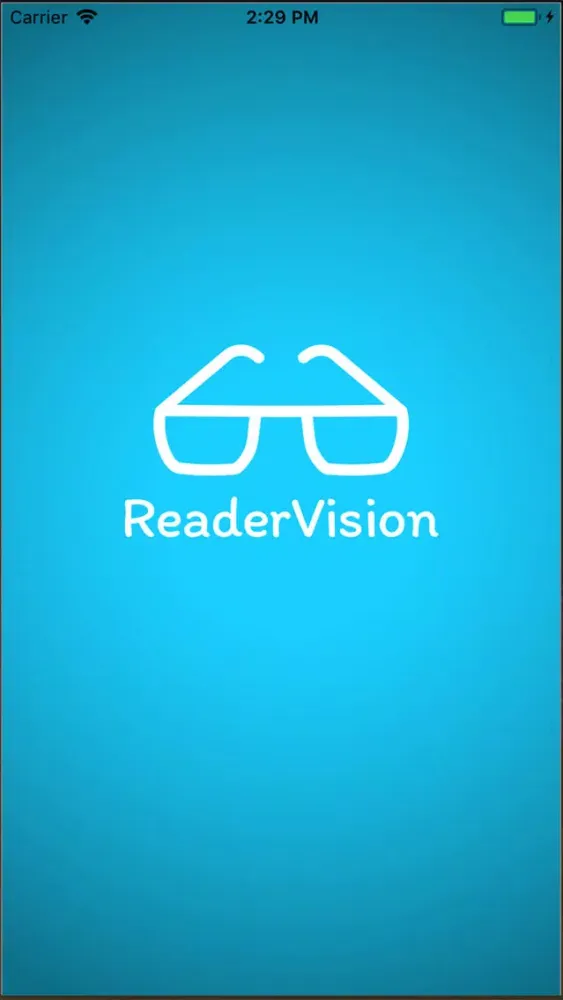 ภาพหน้าจอของ Reader Vision