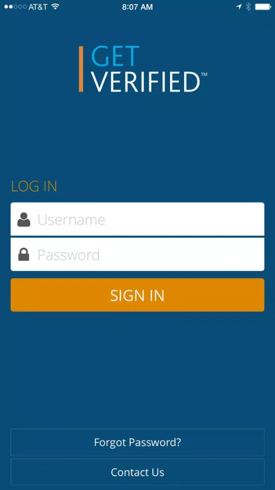 Ảnh chụp màn hình của Get Verified