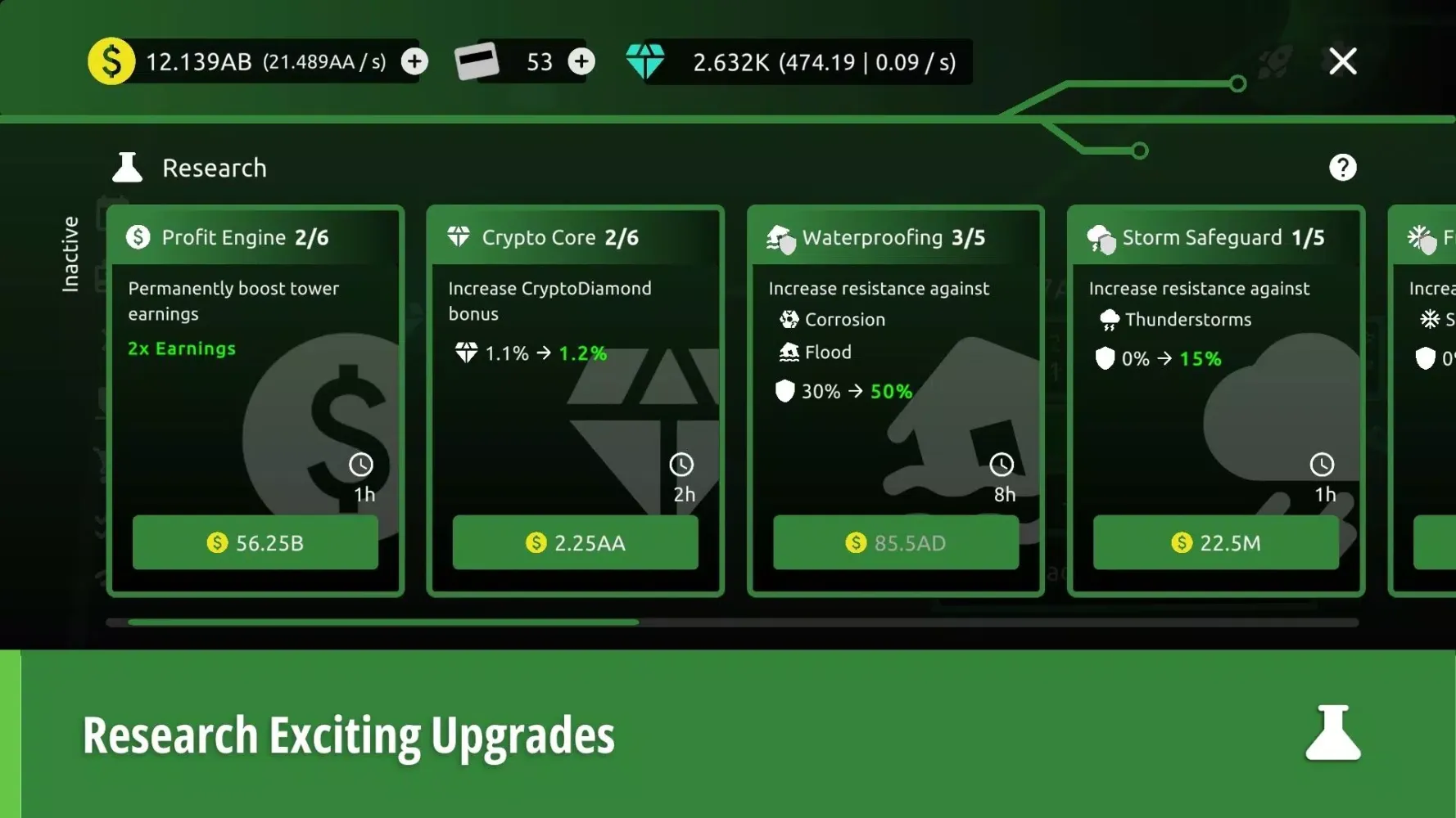 Idle Networks Screenshots