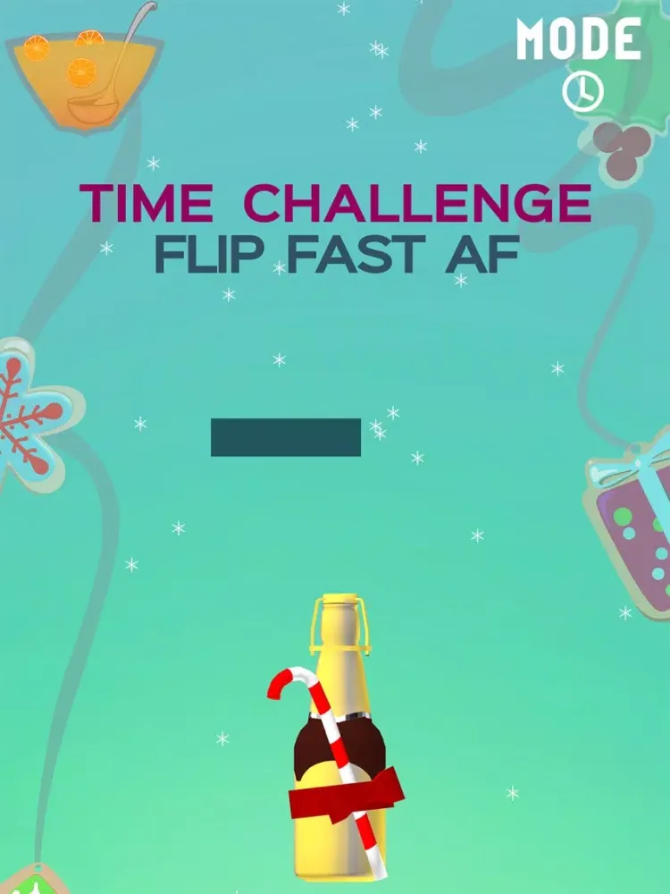 Tangkapan layar Winter Bottle Flip: Champagne iPad 