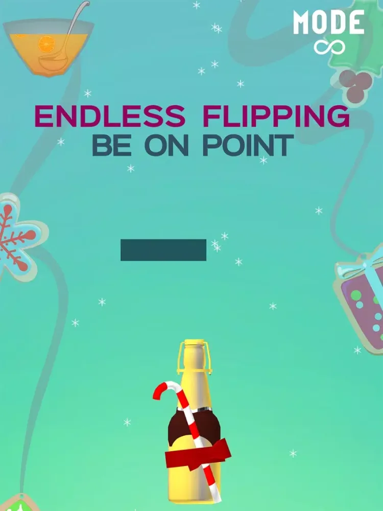 Tangkapan layar Winter Bottle Flip: Champagne iPad 