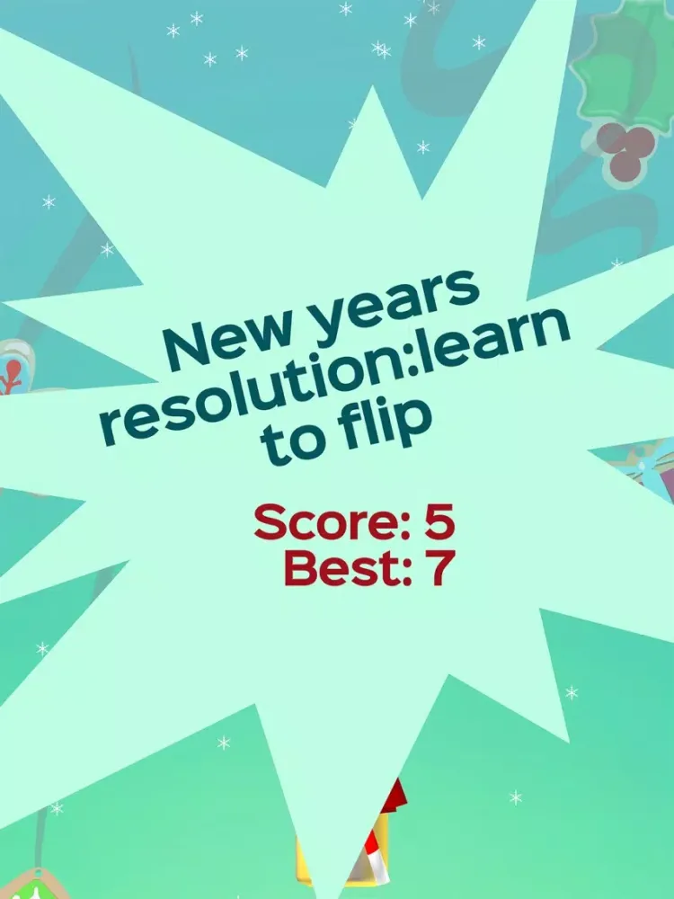 Tangkapan layar Winter Bottle Flip: Champagne iPad 