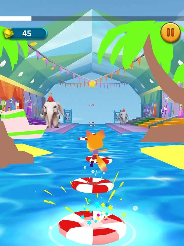 Screenshot di Music Bounce Hop Race iPad 