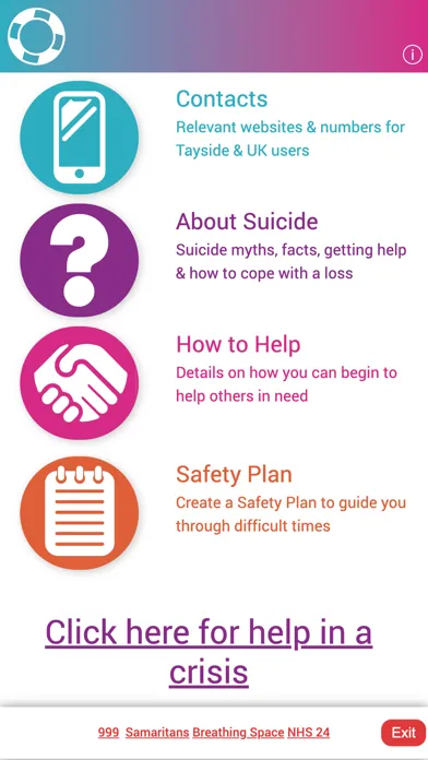 Capturas de tela do Suicide? Help! Tayside
