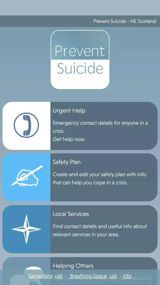 Prevent Suicide - NE Scotland Ekran Görüntüleri