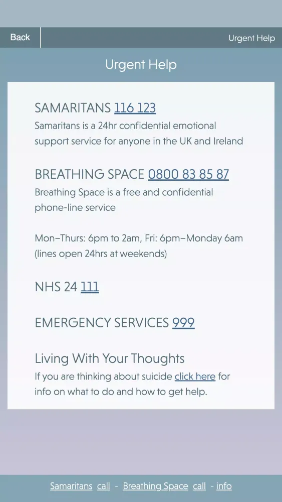 Prevent Suicide - NE Scotland Ekran Görüntüleri