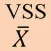 XBar control chart with VSS
