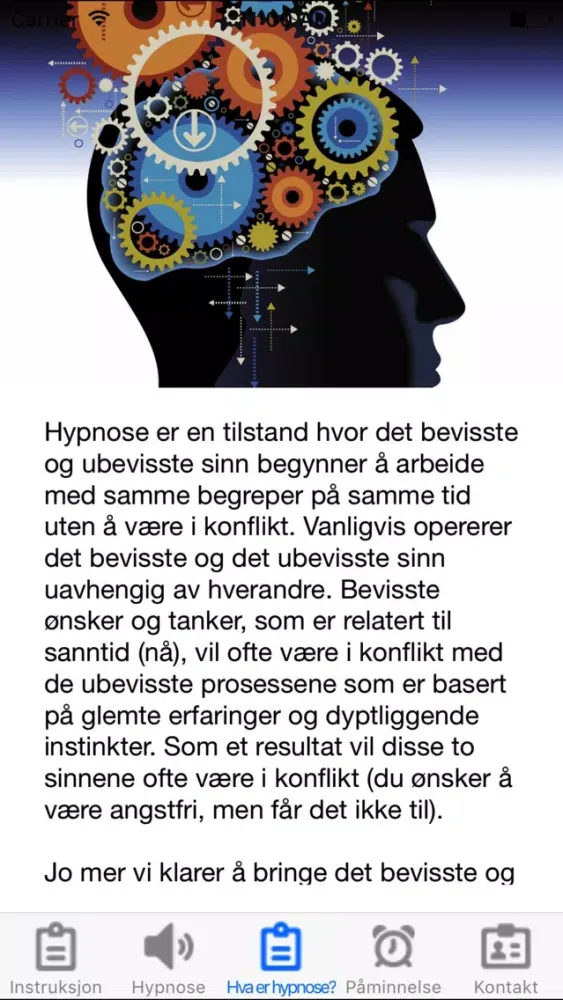 Скриншоты Angstfri med Hypnoterapi