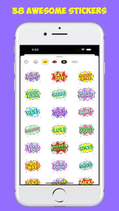Zrzuty ekranu Shout! Stickers