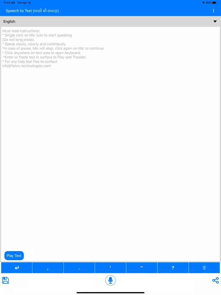 تصاویر Speech to Text and Translate iPad 