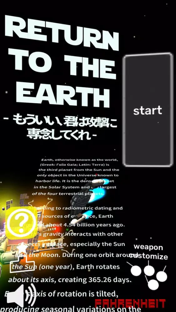 Screenshot di RETURN TO THE EARTH