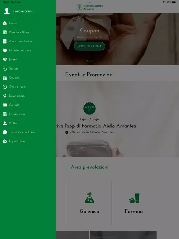 تصاویر Farmacia Aiello Amantea iPad 