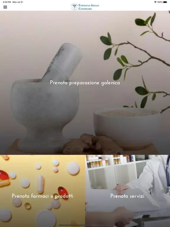 Capturas de tela do Farmacia Aiello Catanzaro iPad 