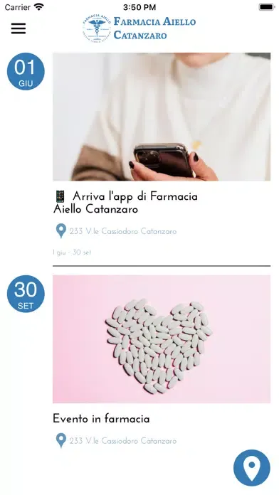 Capturas de tela do Farmacia Aiello Catanzaro