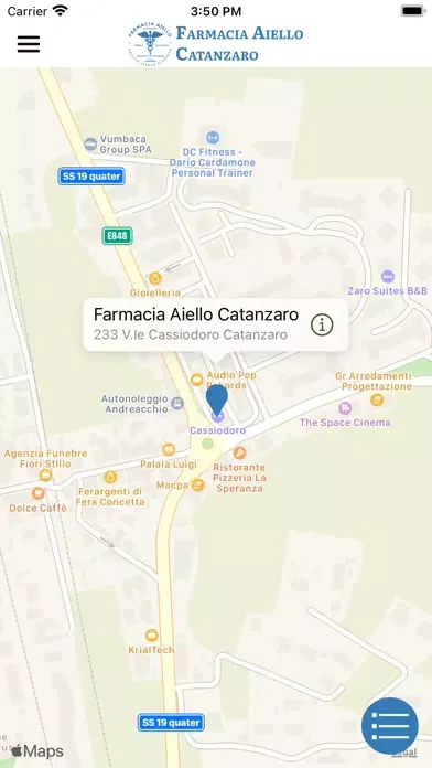 Capturas de tela do Farmacia Aiello Catanzaro