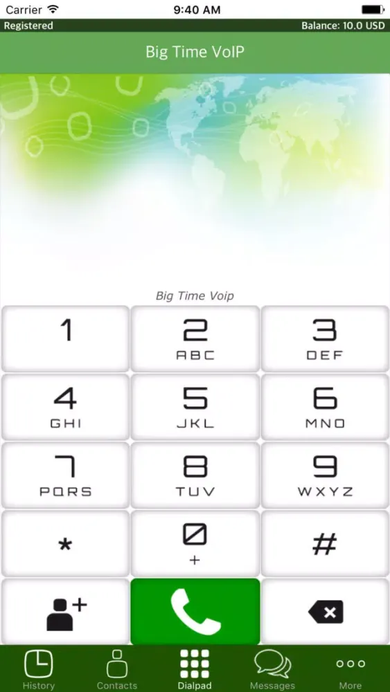 Big Time VoIP. Screenshots